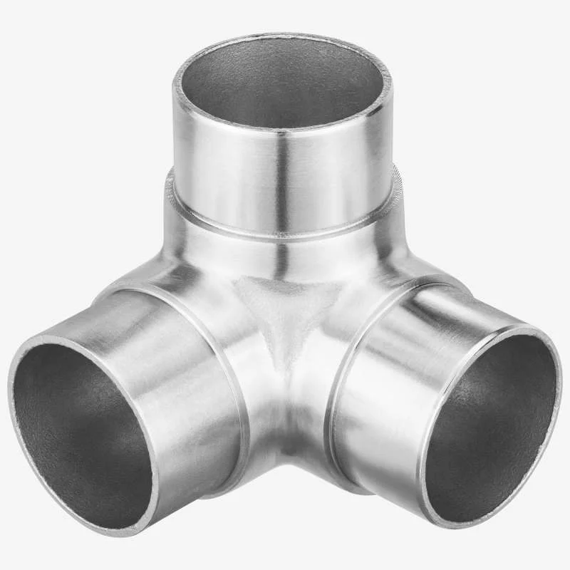 Edelstahl Eckverbinder Steckfitting