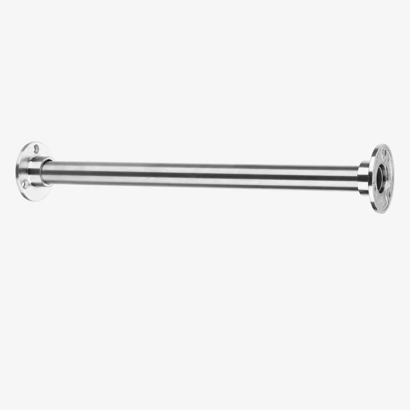 Maßgefertigte Garderobenstange mit Wandflansch