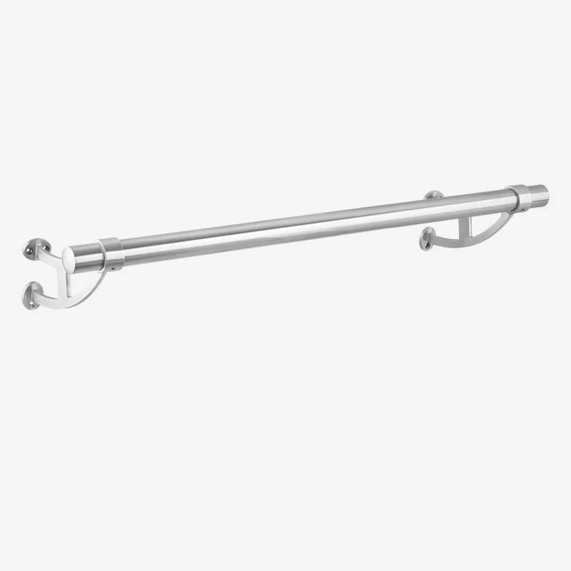 Edelstahl Design Kleiderstange Garderobenstange massiv S-Haken Auswahl - Bild 2
