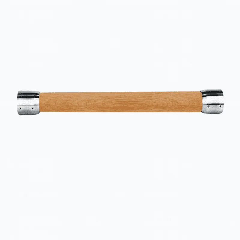 Edelstahl - Eichenholz Garderobenstange - Kleiderstange - versteckte Verschraubung