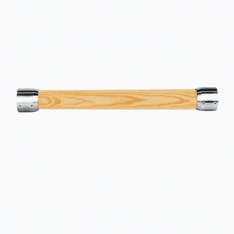 Edelstahl - Fichtenholz Garderobenstange - Kleiderstange - versteckte Verschraubung