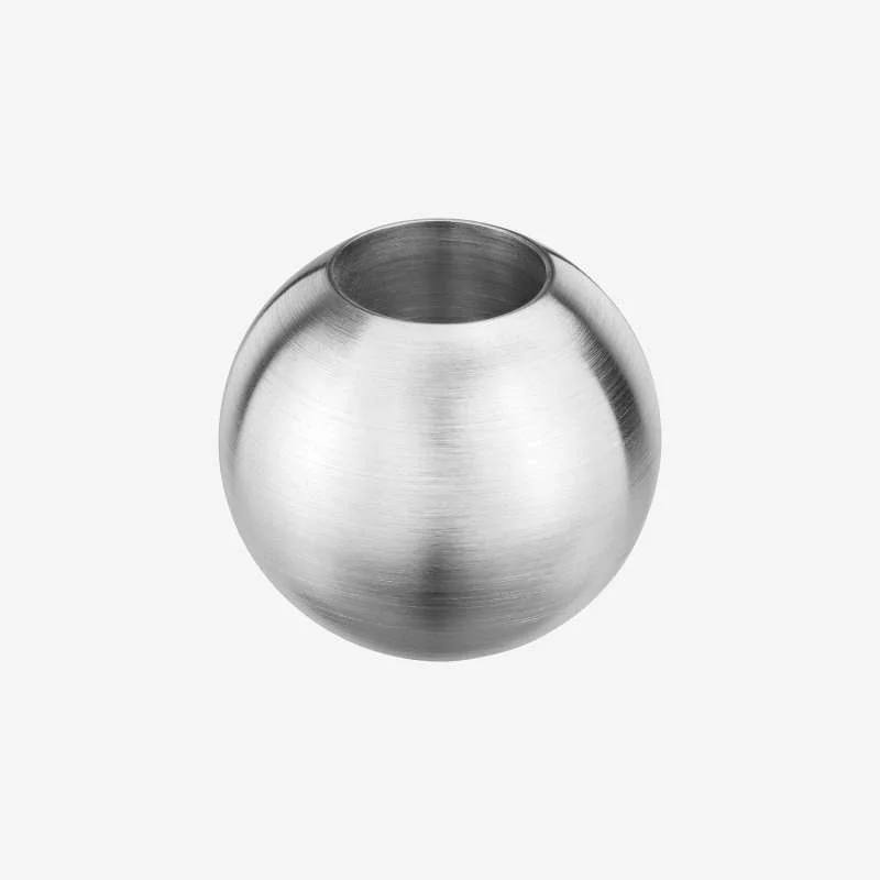 Edelstahl Vollkugel V2A Ø25mm geschliffen Sackloch Ø 12,2mm