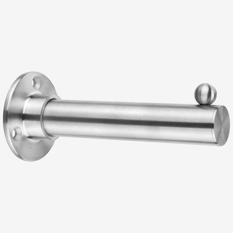 Edelstahl Garderobenhaken - Kleiderhaken inkl. Vollkugel 20 mm nach Maß