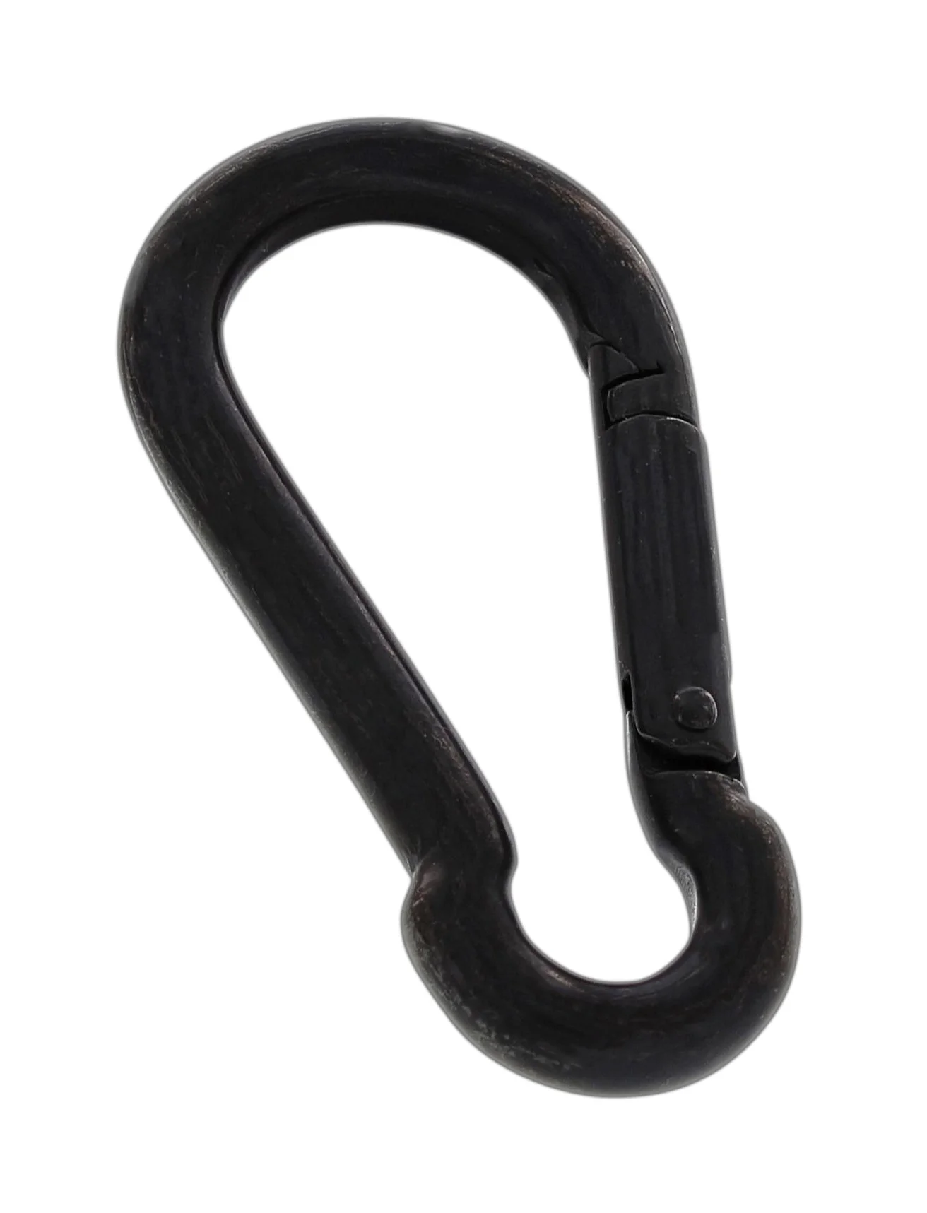 Karabinerhaken – 4x40mm, schwarz matt