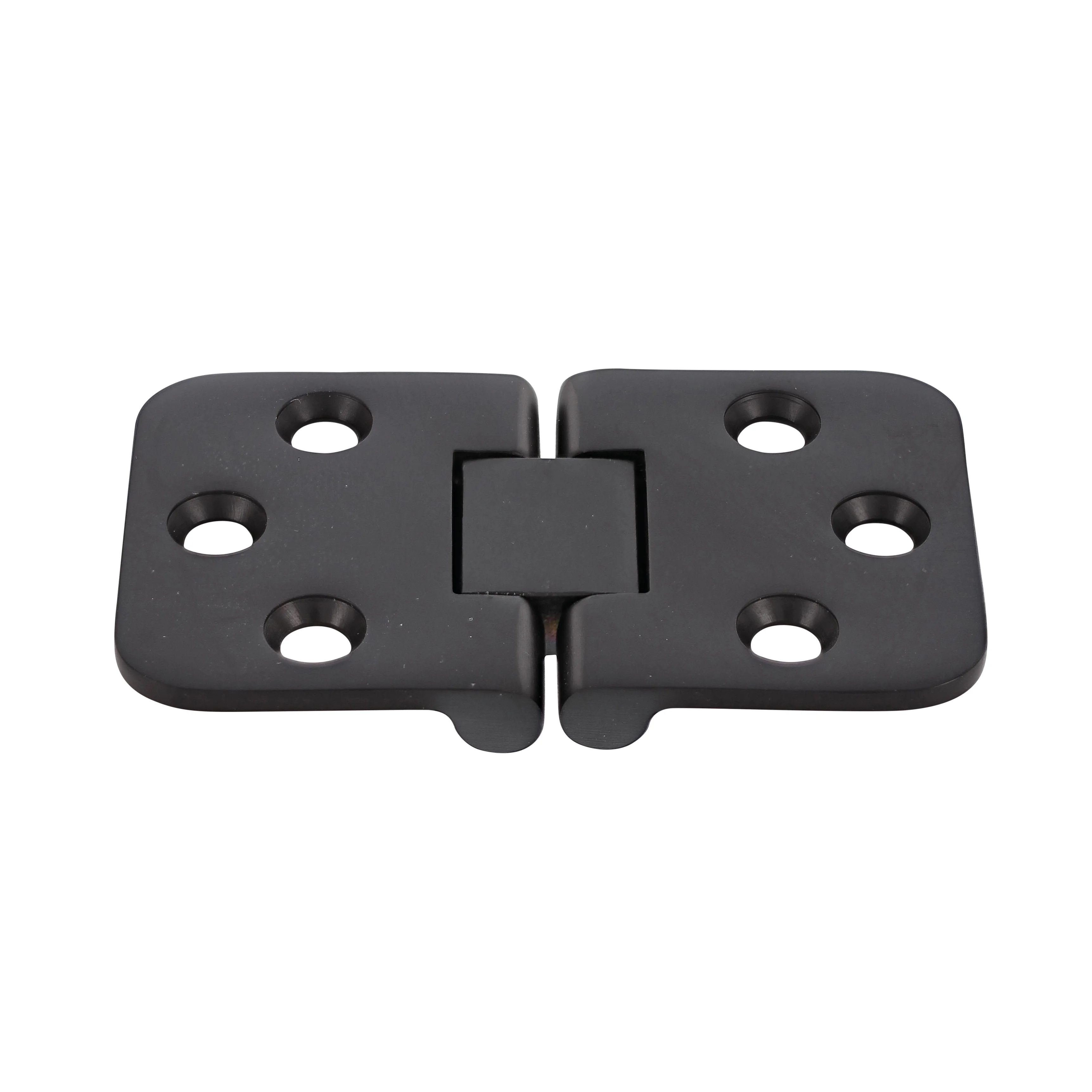 Scharnier, Rolle unten – 70x42mm schwarz matt